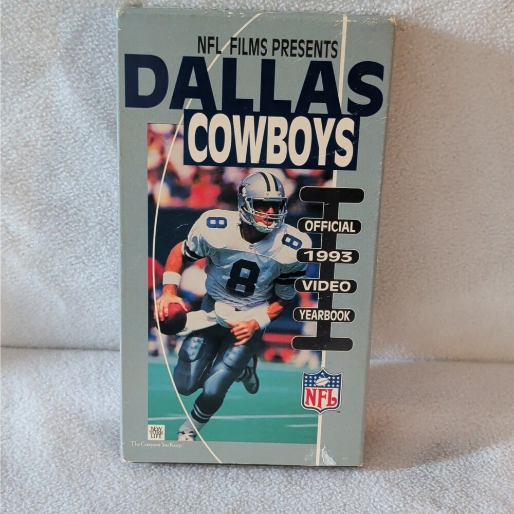 VTG NFL FILM PRESENT DALLAS COWBOYS VIDEO YEARBOOK 1993 VHS